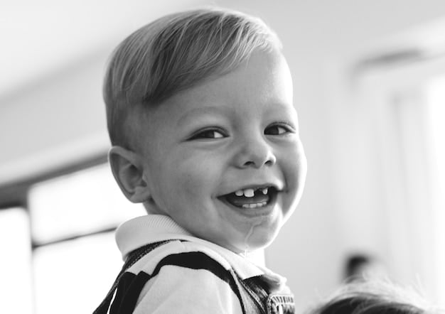 Joyful Child with Bright Smile